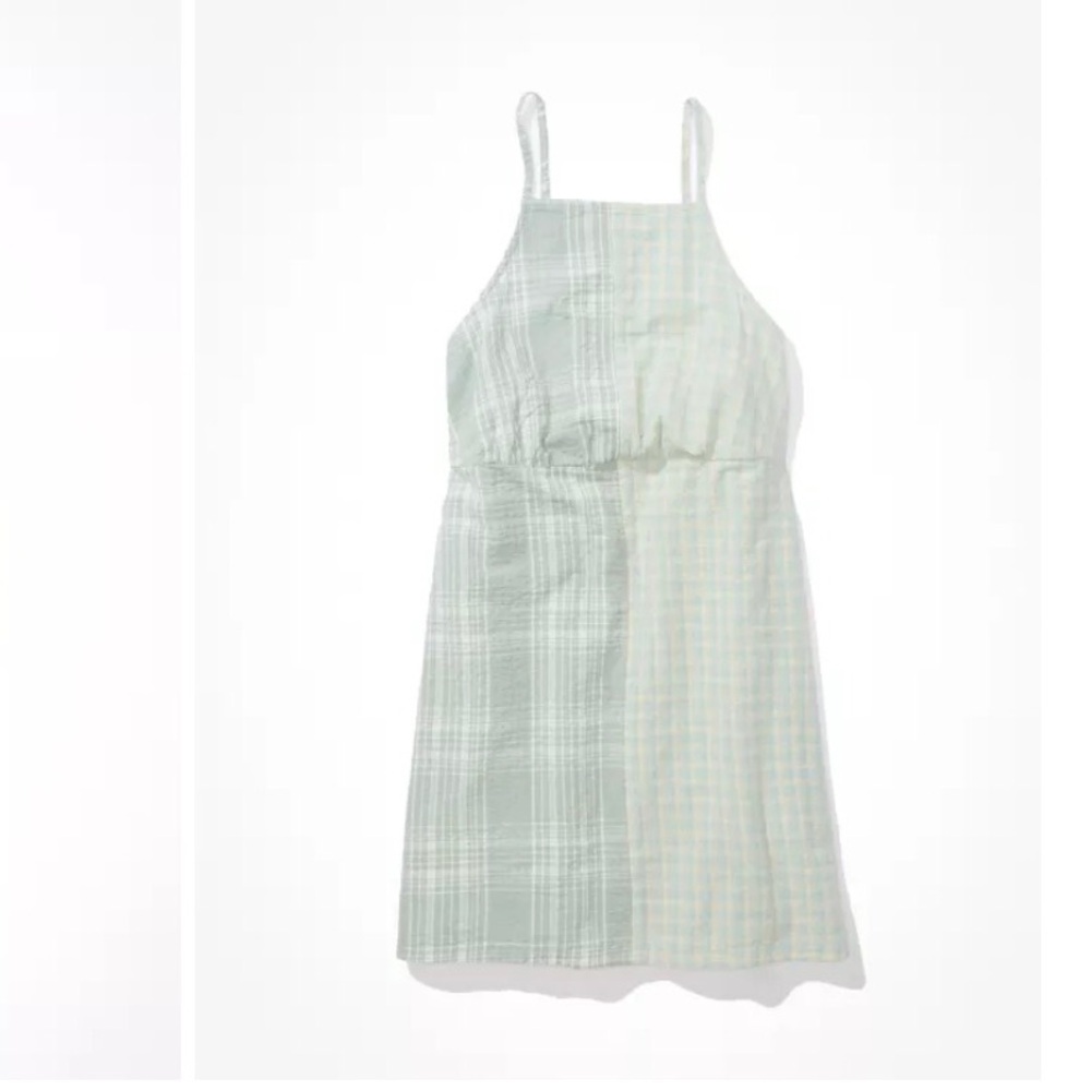 American Eagle Plaid Mini Dress